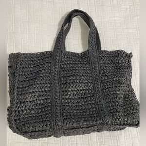 Mango Black Trendy Beach Bag